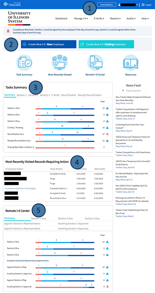 Tracker Dashboard Tracker Dashboard